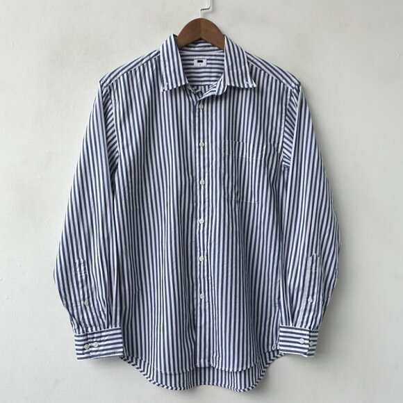 Tops - Striped Button-Up Shirt